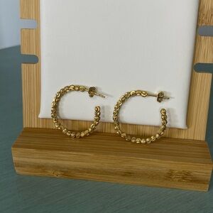 Elegant Gold Hoop Earrings